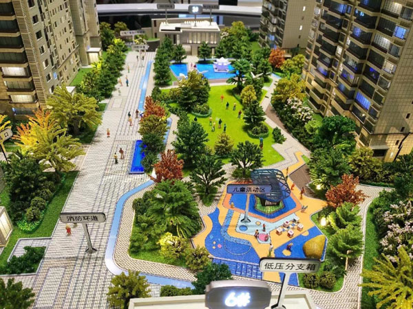 樓盤小區(qū)環(huán)境展示模型制作